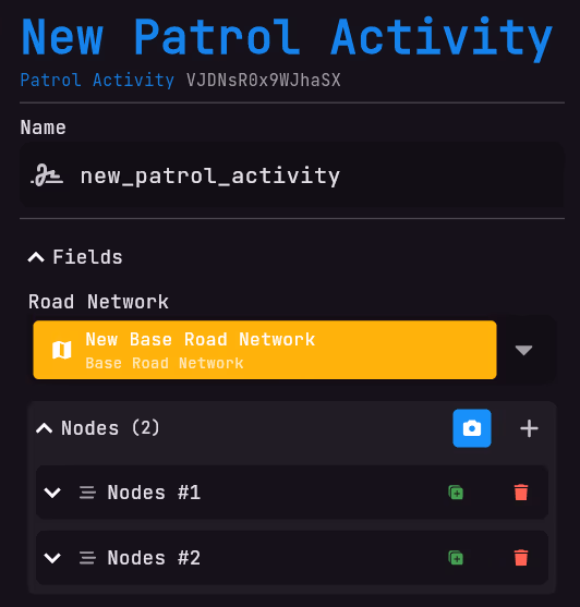 Patrol Activity panel image